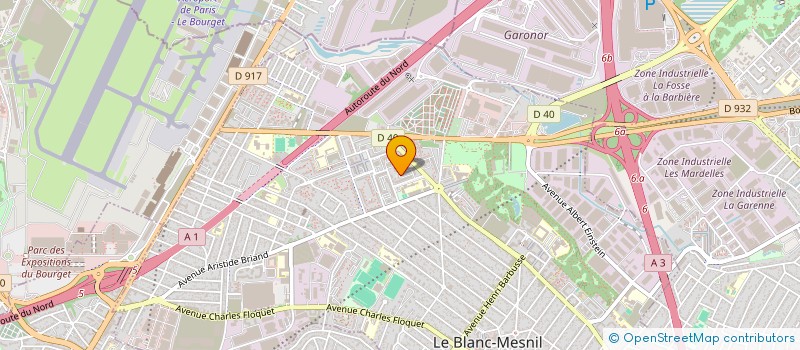 localisation de l'entreprise MONSIEUR DJOE DENIVAL  LE BLANC-MESNIL