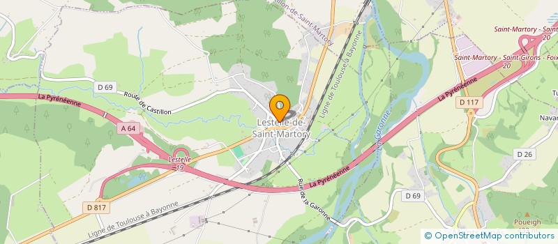 localisation de l'entreprise MONSIEUR DJOHAN BERNICOT  LESTELLE-DE-SAINT-MARTORY