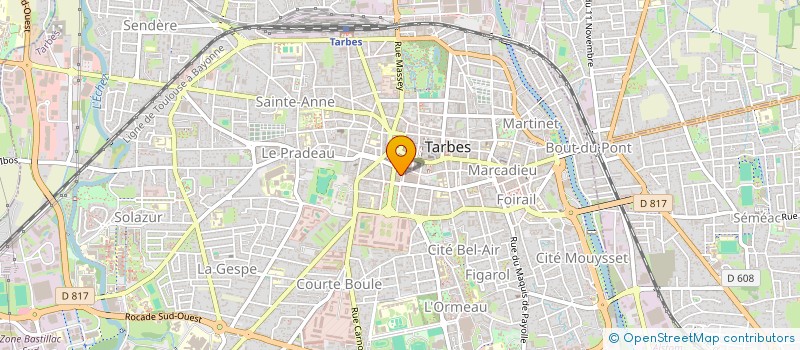 localisation de l'entreprise MONSIEUR DJORDAN BEAUZAC  TARBES