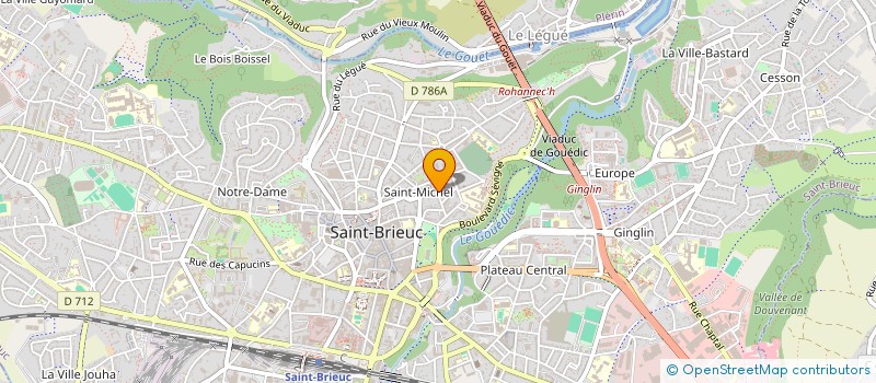 localisation de l'entreprise MONSIEUR DJORO AGBASSI à SAINT-BRIEUC