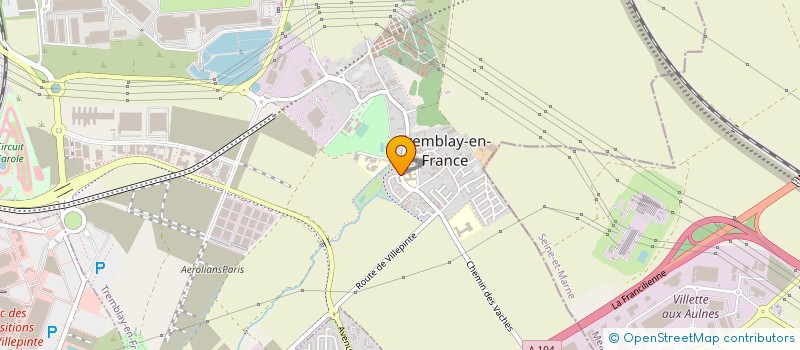 localisation de l'entreprise MONSIEUR DJOUBA SAIDOUNE à TREMBLAY-EN-FRANCE
