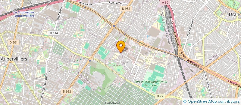 localisation de l'entreprise MONSIEUR DJOUDI BENAMARA  BOBIGNY