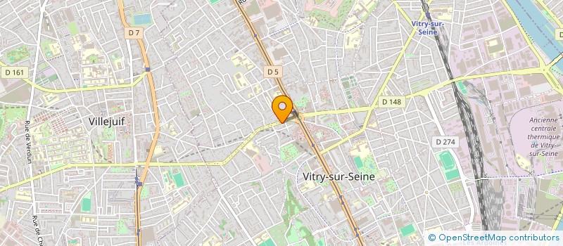 localisation de l'entreprise MONSIEUR DJOUDI HARFOUCHE à VITRY-SUR-SEINE