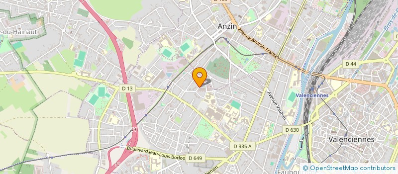 localisation de l'entreprise MONSIEUR DJOUDI KAHIL  VALENCIENNES