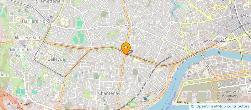 localisation de l'entreprise MONSIEUR DJOUGUELA KOUAM à NANTES