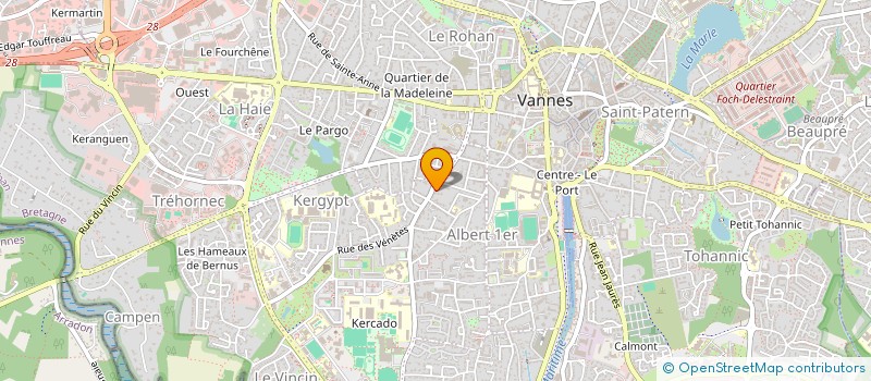 localisation de l'entreprise MONSIEUR DJOUKALY TANDIA à VANNES