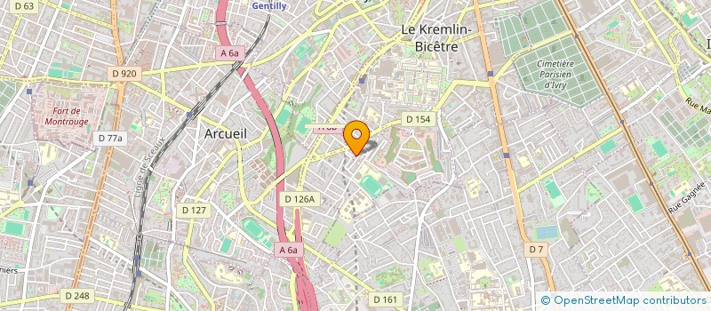 localisation de l'entreprise MONSIEUR DJOUKOUBA DOUMBIA  LE KREMLIN-BICETRE