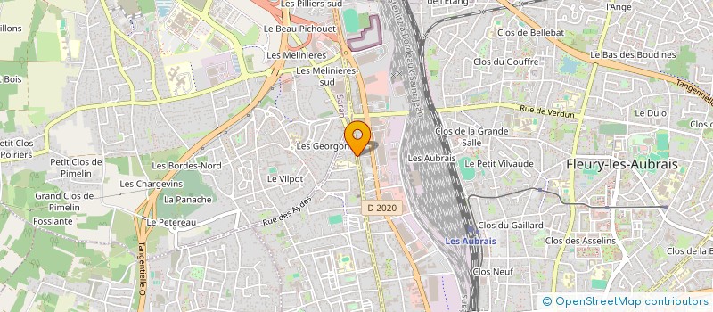 localisation de l'entreprise MONSIEUR DJOULDE DIALLO à ORLEANS