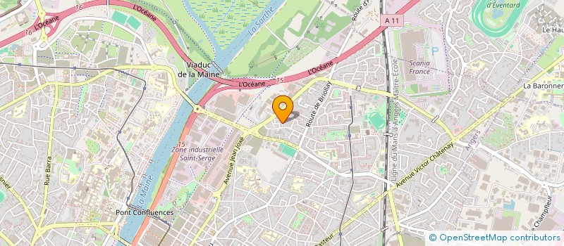 localisation de l'entreprise MONSIEUR DJOULIAN DEMESTRE à ANGERS