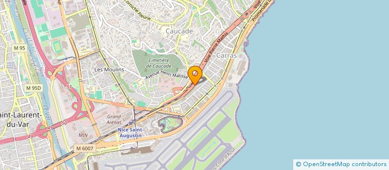 localisation de l'entreprise MONSIEUR DJOUMOI HAMADA  NICE