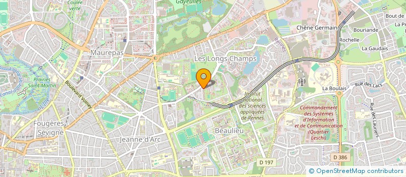 localisation de l'entreprise MONSIEUR DJOUNAID MCHINDRA  RENNES