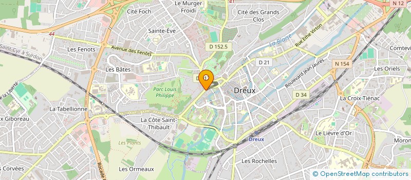 localisation de l'entreprise MONSIEUR DJOUNGOU NIAKATE à DREUX