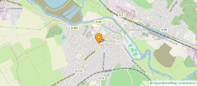 localisation de l'entreprise MONSIEUR DJULIANO SAHITI  VANDUVRE-LES-NANCY