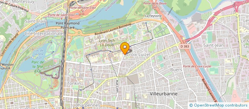 localisation de l'entreprise MONSIEUR DMITRI BELJAJEV  VILLEURBANNE