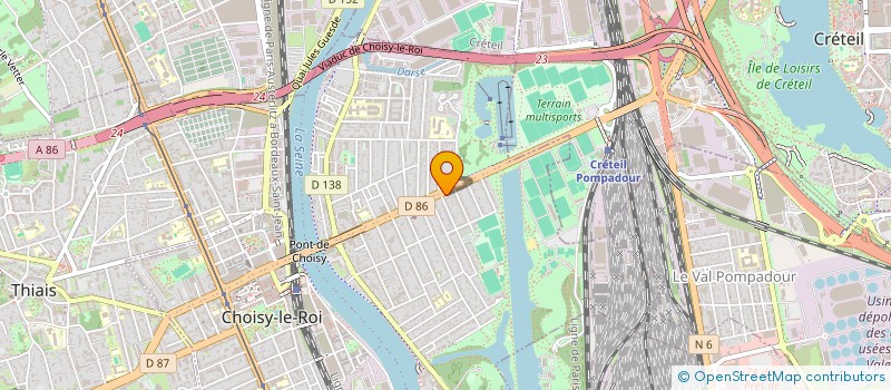 localisation de l'entreprise MONSIEUR DMITRI LEASOC à CHOISY-LE-ROI