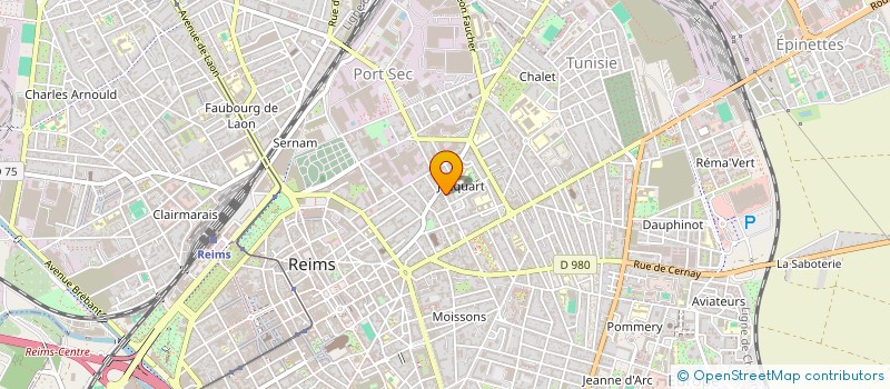 localisation de l'entreprise MONSIEUR DMITRI POPOV  REIMS