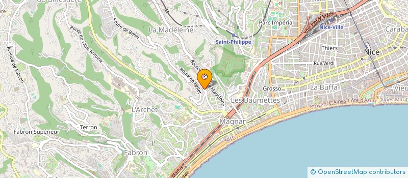 localisation de l'entreprise MONSIEUR DMITRI ROTARI  NICE