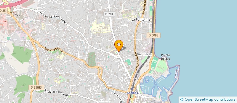 localisation de l'entreprise MONSIEUR DMITRI SEOUTKINE à ANTIBES