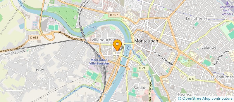 localisation de l'entreprise MONSIEUR DMITRI TOKAREV  MONTAUBAN