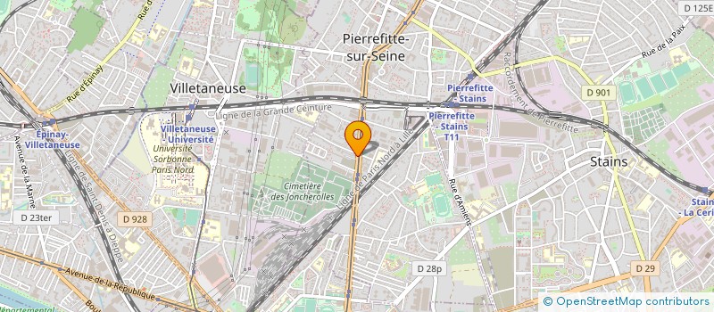 localisation de l'entreprise MONSIEUR DMITRI VIZII à PIERREFITTE-SUR-SEINE