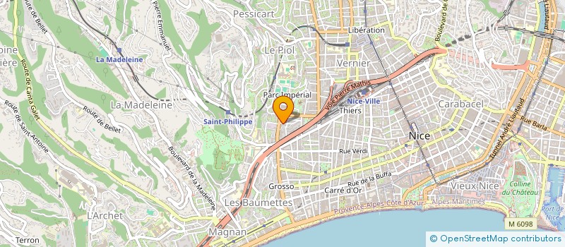 localisation de l'entreprise MONSIEUR DMITRII LUCA à NICE