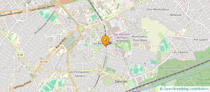 localisation de l'entreprise MONSIEUR DMITRII MESINA à SEVRAN