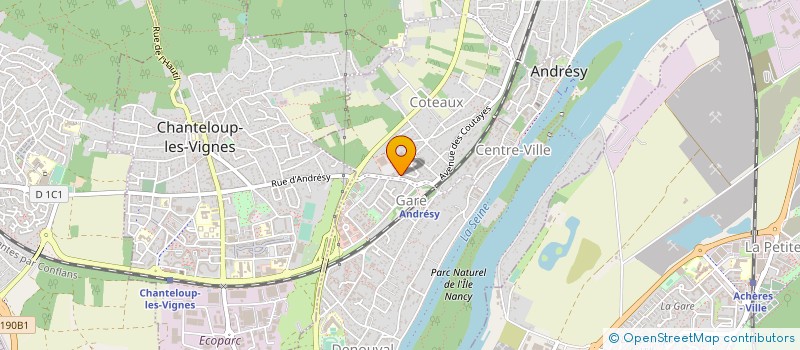 localisation de l'entreprise MONSIEUR DMITRII MUSET  ANDRESY