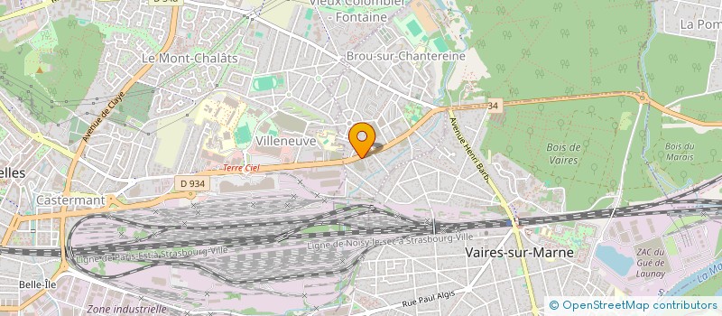 localisation de l'entreprise MONSIEUR DMITRII PAHOMEA  BROU-SUR-CHANTEREINE