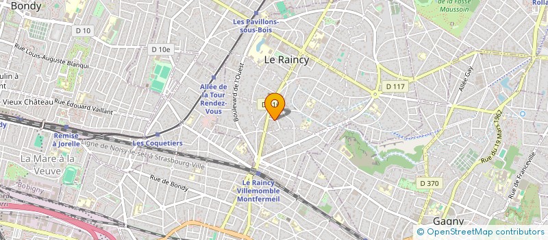 localisation de l'entreprise MONSIEUR DMITRII ZGARDAN  LE RAINCY