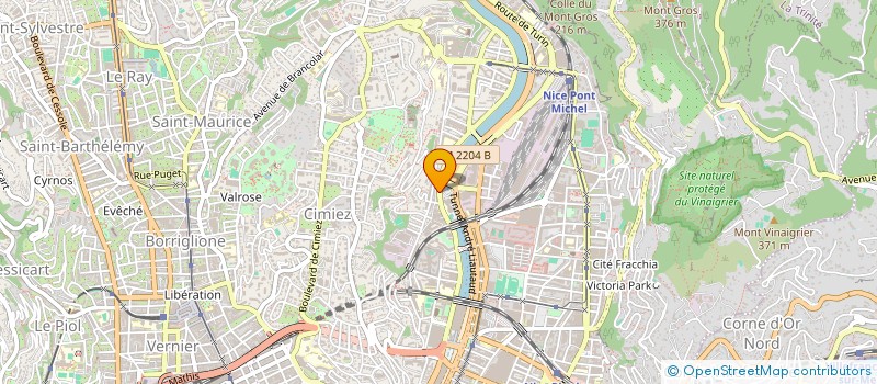 localisation de l'entreprise MONSIEUR DMITRIJS NOVOPASINS à NICE