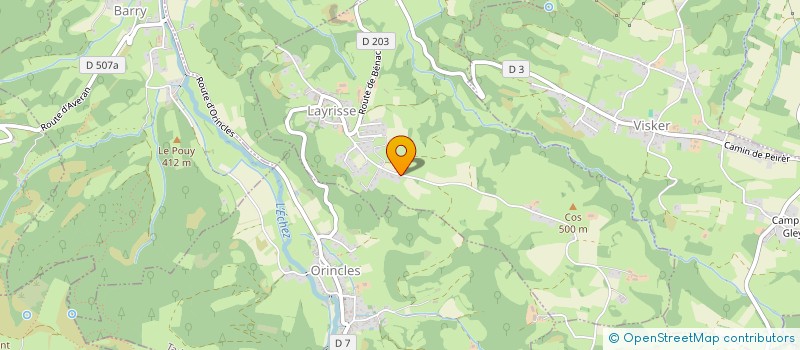 localisation de l'entreprise MONSIEUR DMITRIY DRANNIKOV  LAYRISSE