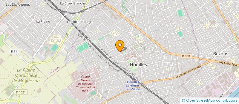 localisation de l'entreprise MONSIEUR DMITRIY POKOTILE  HOUILLES