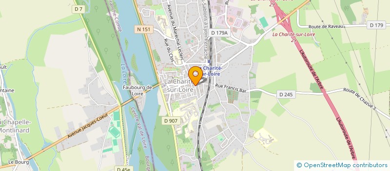 localisation de l'entreprise MONSIEUR DMITRY GAVRILOV  LA CHARITE-SUR-LOIRE