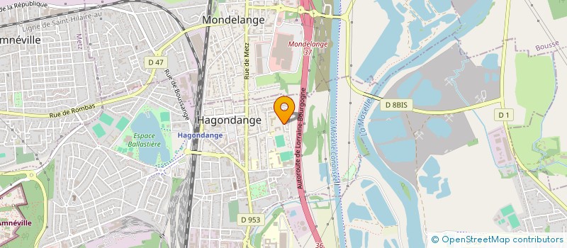 localisation de l'entreprise MONSIEUR DMITRY JBRYKUNOV  HAGONDANGE