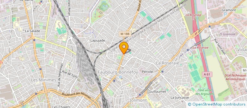 localisation de l'entreprise MONSIEUR DMITRY MASKALIOV à TOULOUSE