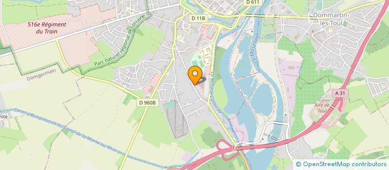 localisation de l'entreprise MONSIEUR DMITRY POLYAKOV  TOUL