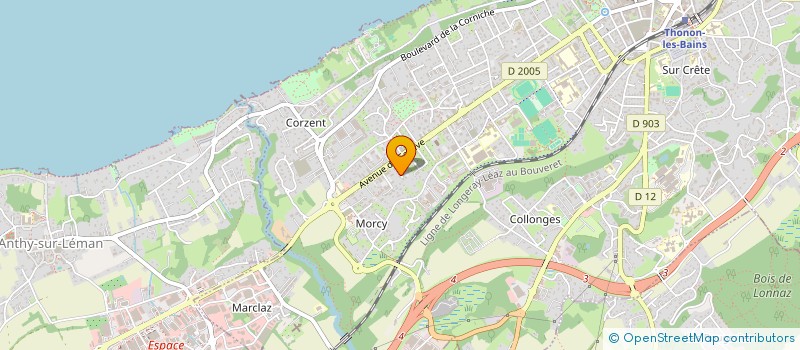 localisation de l'entreprise MONSIEUR DMITRY PRIVEZENTSEV à THONON-LES-BAINS