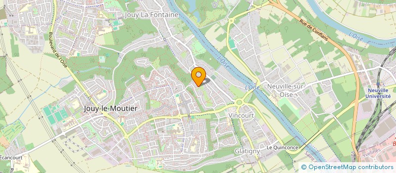 localisation de l'entreprise MONSIEUR DMITRY RUZHENTSEV  JOUY-LE-MOUTIER