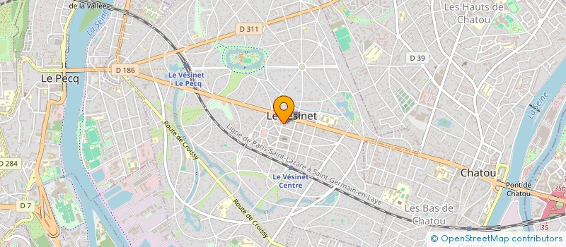 localisation de l'entreprise MONSIEUR DMYTRO ADAMENKO à LE VESINET