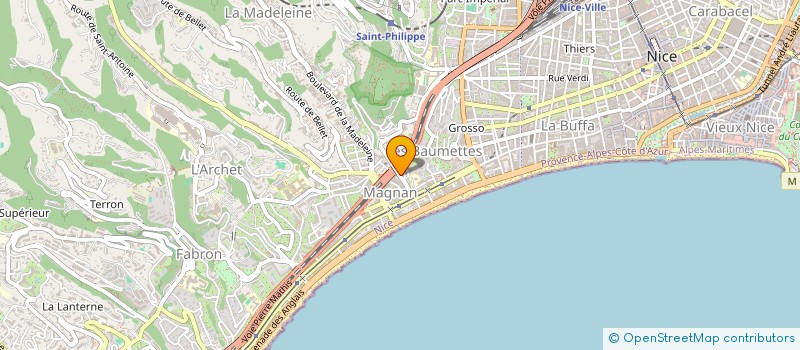 localisation de l'entreprise MONSIEUR DMYTRO HAKMAN  NICE