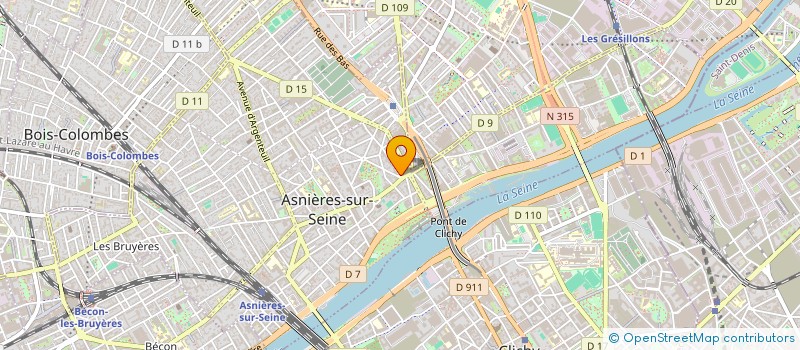 localisation de l'entreprise MONSIEUR DMYTRO KLIMOVETS à ASNIERES-SUR-SEINE