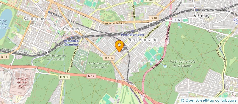 localisation de l'entreprise MONSIEUR DMYTRO KORNIICHUK à VERSAILLES