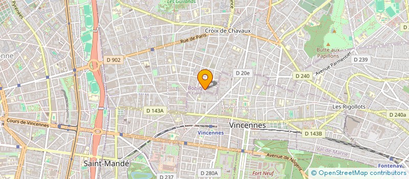 localisation de l'entreprise MONSIEUR DMYTRO KOZINCHUK à MONTREUIL