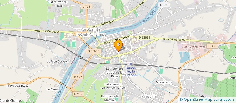 localisation de l'entreprise MONSIEUR DMYTRO KRYVOLAPOV  SAINTE-FOY-LA-GRANDE