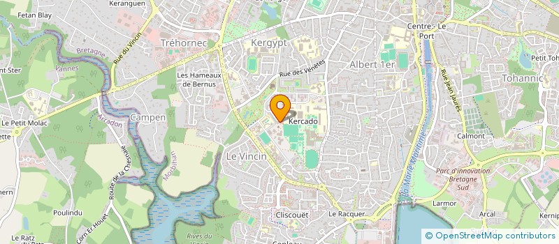 localisation de l'entreprise MONSIEUR DMYTRO KURTISH  VANNES