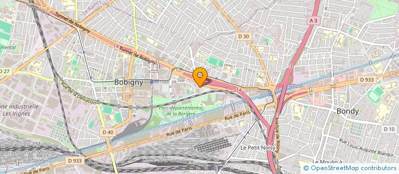 localisation de l'entreprise MONSIEUR DMYTRO MARCHENKO  BOBIGNY