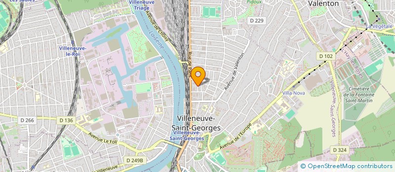 localisation de l'entreprise MONSIEUR DMYTRO MELNYCHUK  VILLENEUVE-SAINT-GEORGES