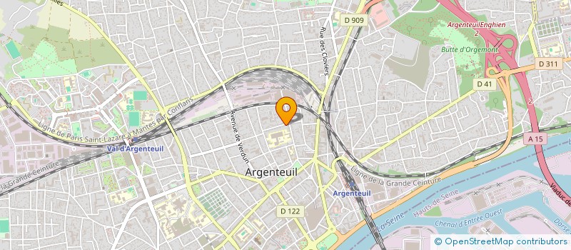 localisation de l'entreprise MONSIEUR DMYTRO MOCHKODAN  ARGENTEUIL