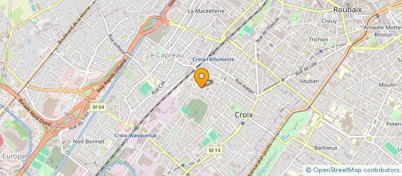 localisation de l'entreprise MONSIEUR DMYTRO POPRUGA  CROIX
