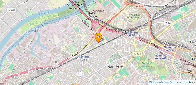 localisation de l'entreprise MONSIEUR DMYTRO PRISAKARU  NANTERRE